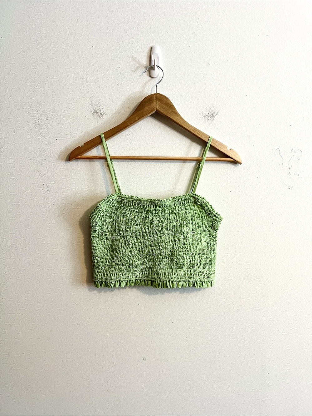 c&c california 100% linen smocked tank